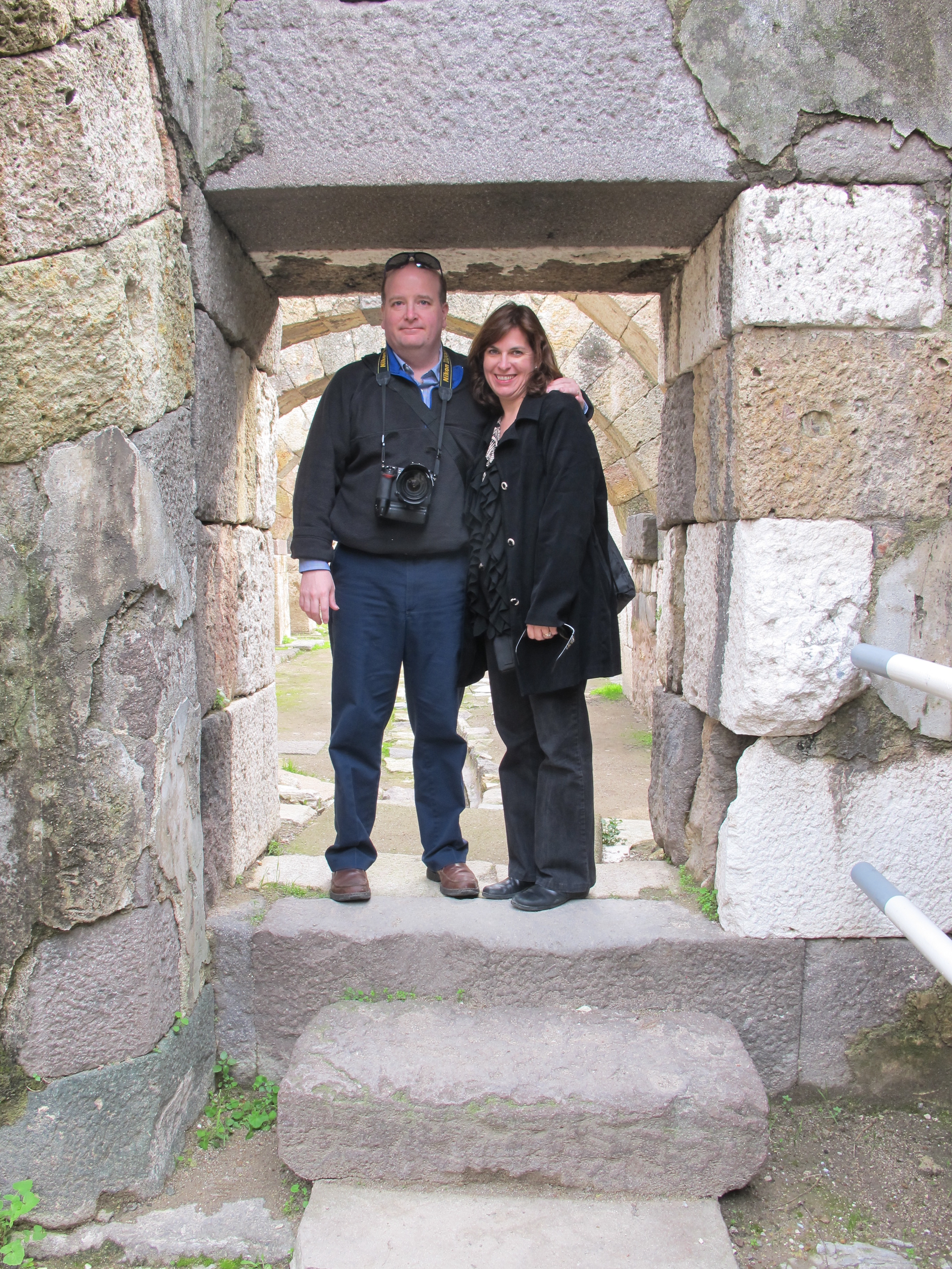 Susan Maples and husband Sam in Ephesus