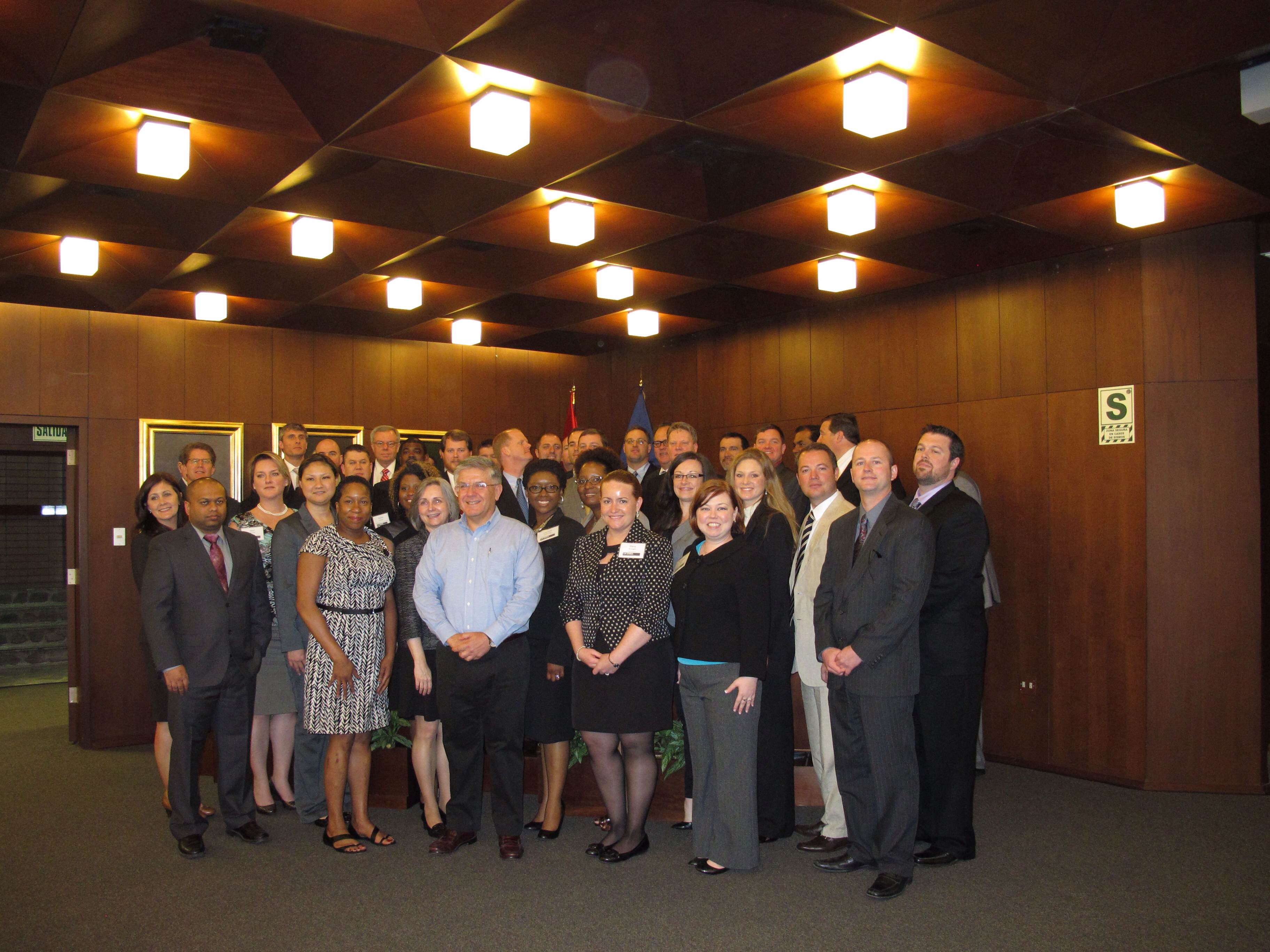 UA EMBA Class of 2014 with Renzo Rossini, General Manager of the Central Bank of Peru