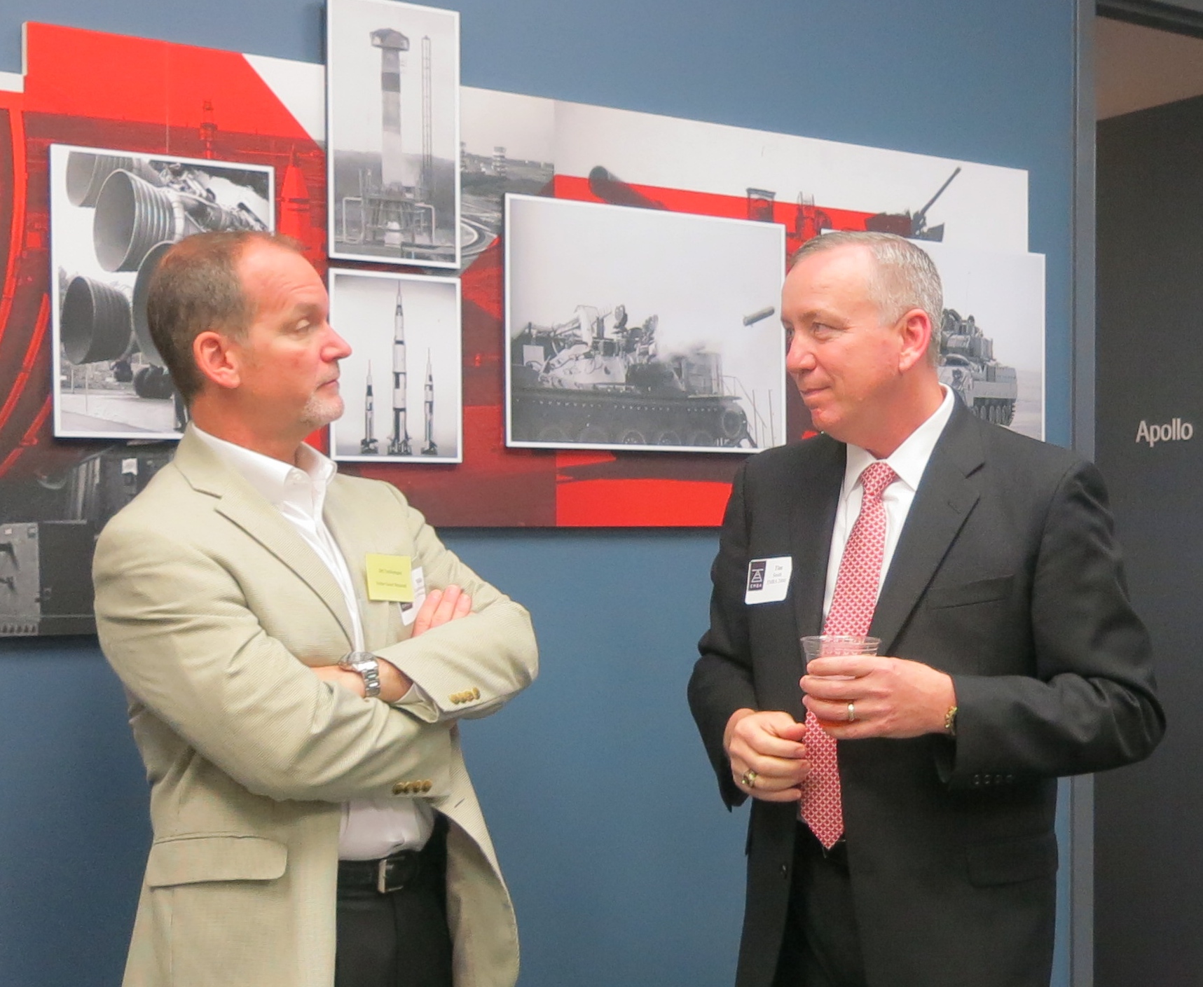 Mike Underwood, President of SCI, with Tim Smith